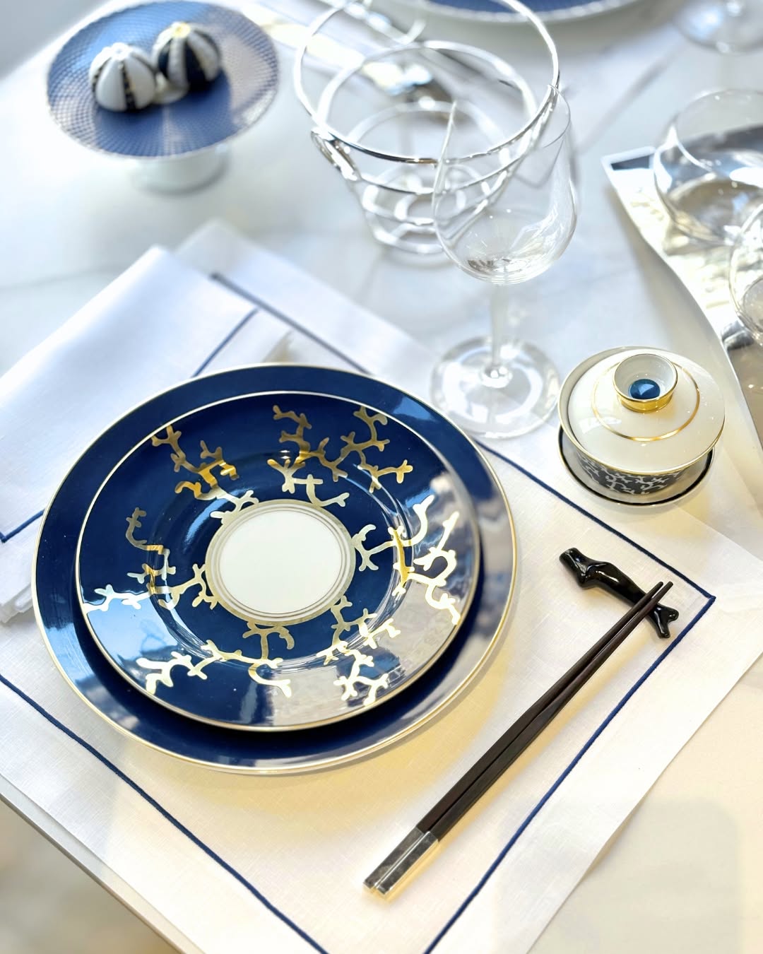 Raynaud Cristobal Marine dinnerware collection - MDMAISON